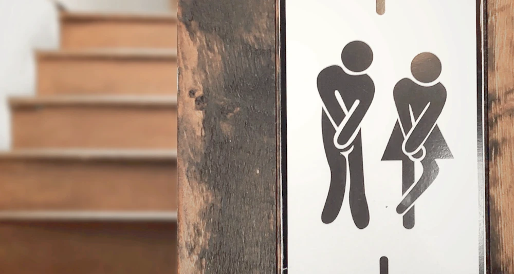 Zeichen für Toiletten Geschlechter