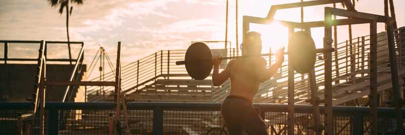 Open Air Bodybuilding unter freiem Himmel